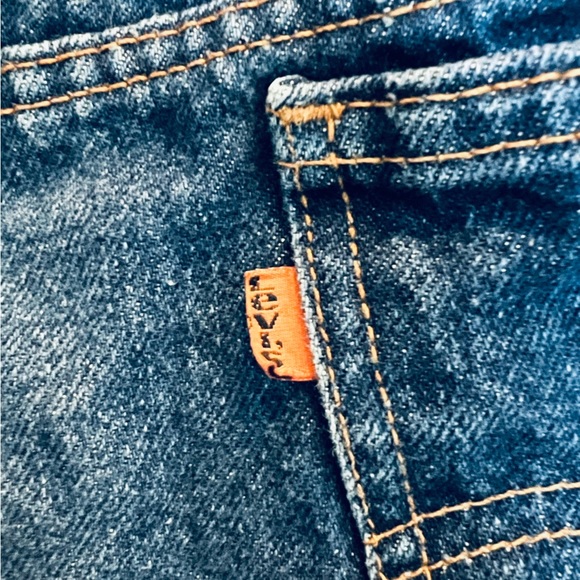 Vintage 1980s Levi’s Orange Tag Bootcut Jeans Size 38/32 - Picture 6 of 10
